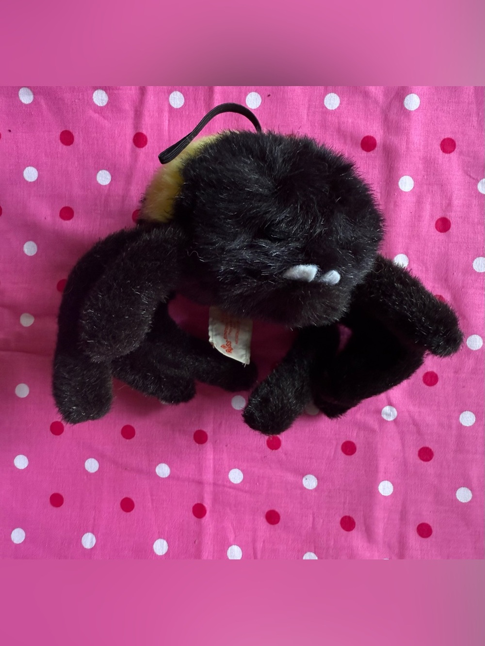 Russ Berrie Spooky Spider Posable Plush Halloween Hanging Stuffed Animal Toy